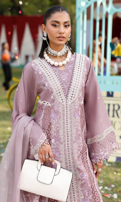Unstitched 3 Piece Embroidered Chikn Kari RTW Dupatta Embroidered