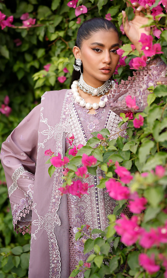 Unstitched 3 Piece Embroidered Chikn Kari RTW Dupatta Embroidered