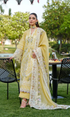 Unstitched Embroidered Lawn 3 Piece Chikn kari Suit Embroidered Dupatta