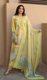 Lawn Embroidered 3 Piece Chikn Kari RTW Dupatta Embroidered - AMANI
