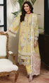 Lawn Embroidered 3 Piece Chikn Kari RTW Dupatta Chiffon Embroidered - DANDELION