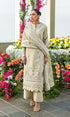 Unstitched 3 Piece Embroidered Chikn Kari RTW Embroidered Dupatta - Elarin