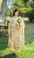 Unstitched 3 Piece Embroidered Chikn Kari RTW Embroidered Dupatta - SOUCI